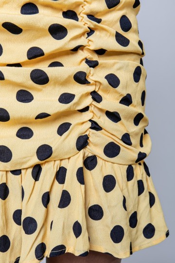 COLOURFUL REBEL POLLKADOT SKIRT