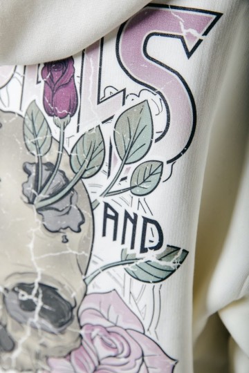 COLOURFUL REBEL HOODIE ROSES