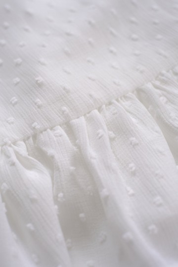 LOFTY MANNER DRESS MAAIKE WHITE