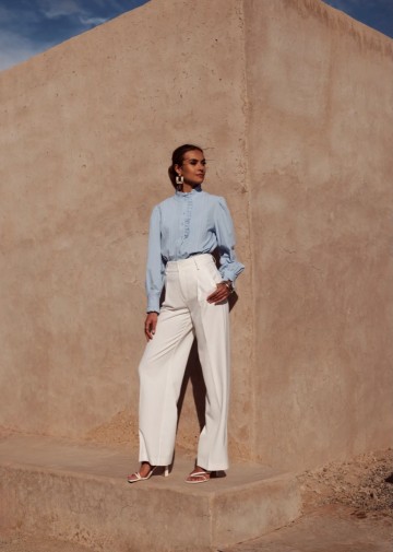 ATTENTIF BLOUSE BABY BLAUW