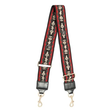 HASHTAG BIJ MARLEEN TASSEN STRAP RED