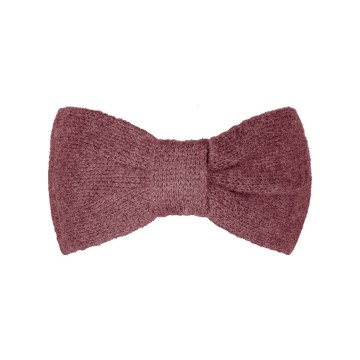 HAARBAND BOW DONKER ROOD