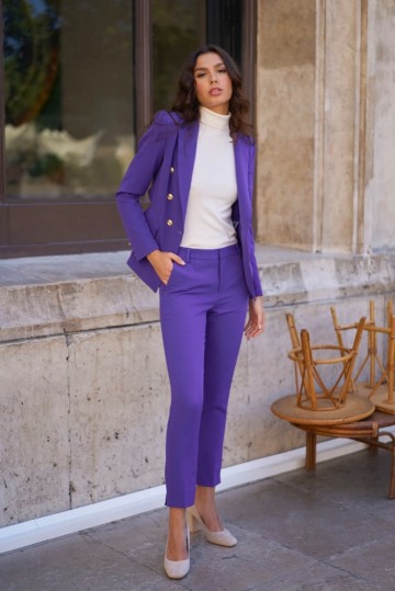 ATTENTIF PANTALON PURPLE