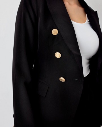 ATTENTIF PARIS BLAZER BLACK