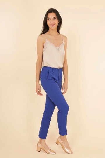 ATTENTIF PANTALON ROYAL BLUE