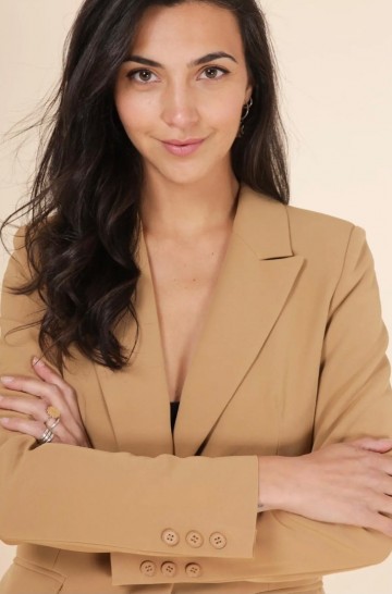 ATTENTIF BLAZER BASIC CAMEL