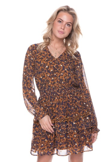 COLOURFUL REBEL PAISLEY DRESS