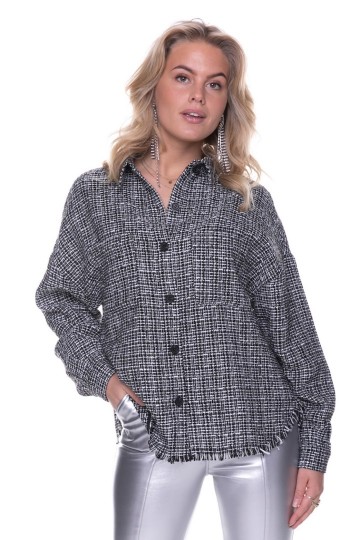 COLOURFUL REBEL CHECK BLOUSE