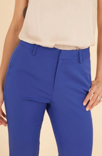 ATTENTIF PANTALON ROYAL BLUE