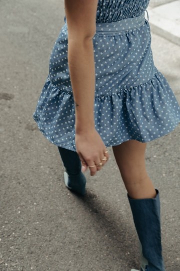 COLOURFUL REBEL STAR SKORT