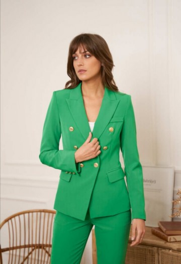 ATTENTIF PARIS BLAZER GREEN