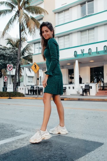 HASHTAG BIJ MARLEEN COLOURFUL REBEL LEOPARD JACQUARD DRESS PINE GROVE