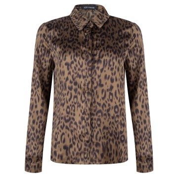 HASHTAG BIJ MARLEEN LOFTY MANNER BLOUSE VENETIA GREEN