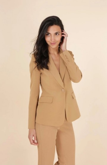 ATTENTIF BLAZER BASIC CAMEL