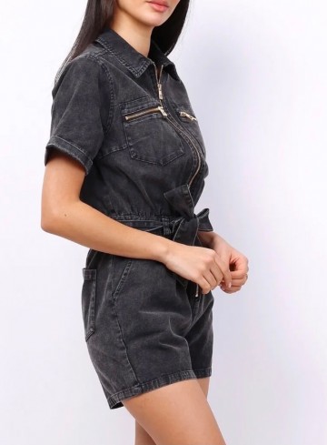 PLAYSUIT BLACK