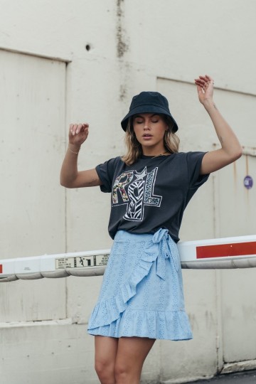 COLOURFUL REBEL BRODERIE SKIRT