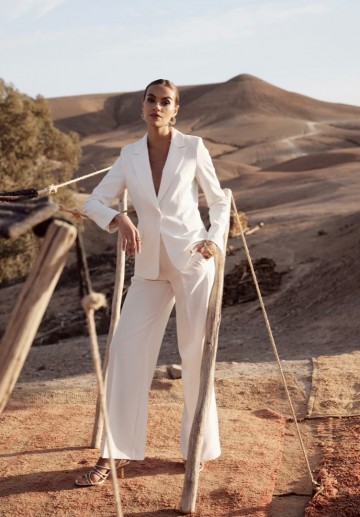 ATTENTIF BLAZER BASIC WHITE