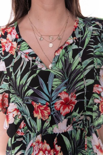 HASHTAG BIJ MARLEEN COLOURFUL REBEL VIVA DRESS