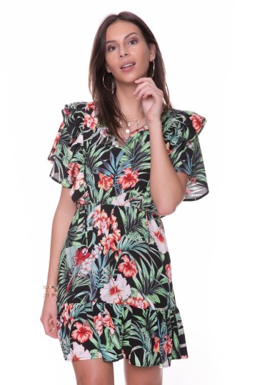 HASHTAG BIJ MARLEEN COLOURFUL REBEL VIVA DRESS