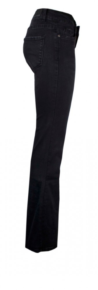 Flared Jeans Redial Paris Black Used Dark # Bij Marleen