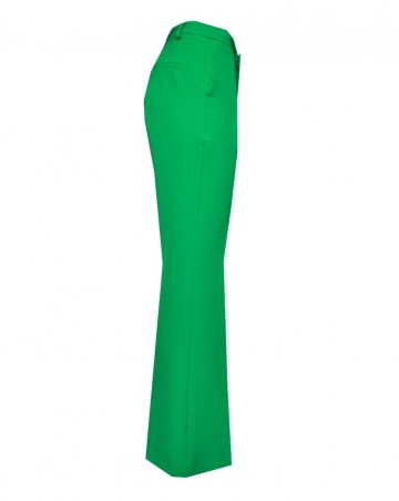 ATTENTIF PANTALON FLARE GREEN
