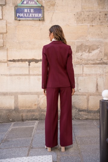 ATTENTIF BLAZER BASIC BORDEAUX