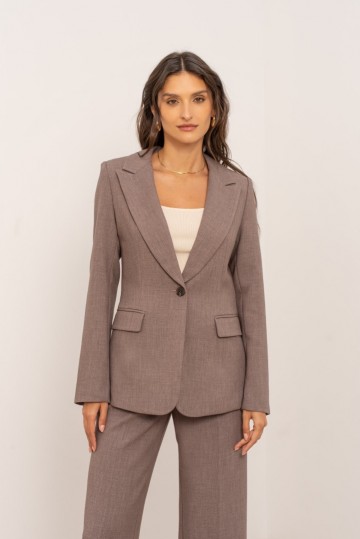 ATTENTIF BLAZER BASIC TAUPE W