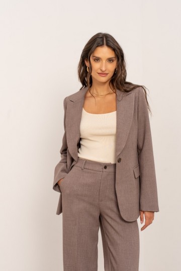 ATTENTIF BLAZER BASIC TAUPE W
