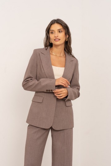 ATTENTIF BLAZER BASIC TAUPE W