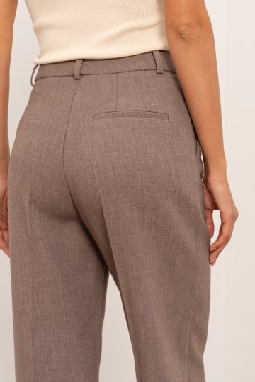 ATTENTIF PANTALON STRAIGHT TAUPE W