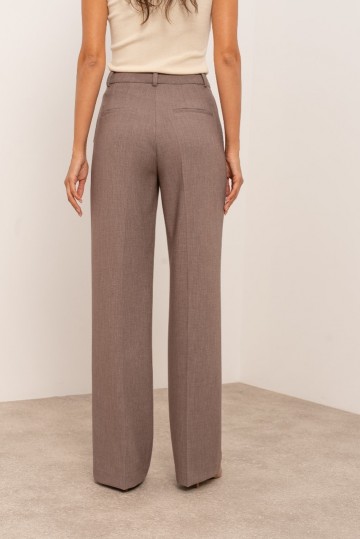 ATTENTIF PANTALON STRAIGHT TAUPE W