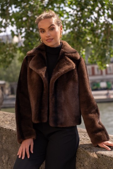 ATTENTIF FAUX FUR JAS COFFIE
