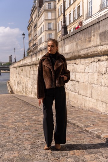 ATTENTIF FAUX FUR JAS COFFIE