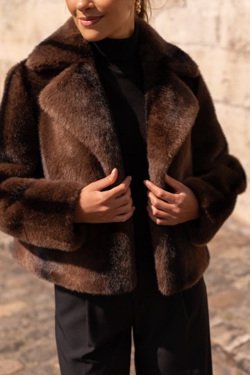 ATTENTIF FAUX FUR JAS COFFIE