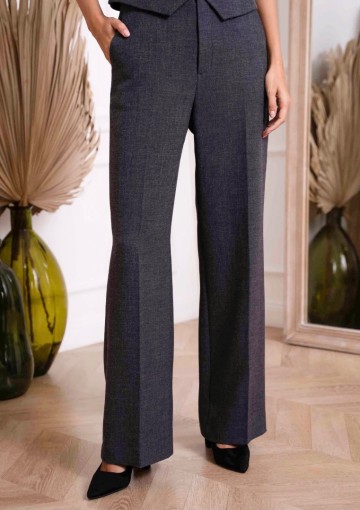ATTENTIF STRAIGHT PANTALON GREY
