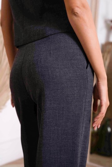 ATTENTIF STRAIGHT PANTALON GREY