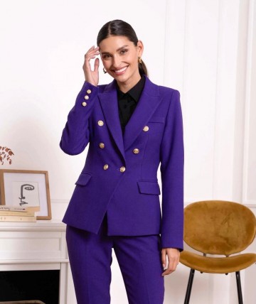 ATTENTIF BLAZER NEW PURPLE