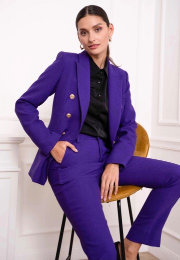 ATTENTIF BLAZER NEW PURPLE