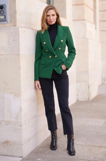 ATTENTIF BLAZER NEW GREEN