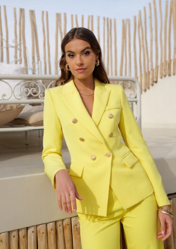 ATTENTIF PARIS BLAZER GEEL