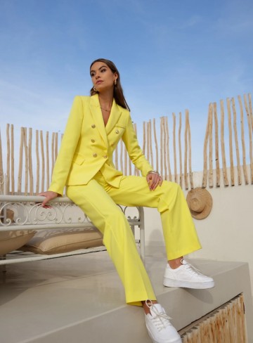 ATTENTIF PARIS BLAZER GEEL