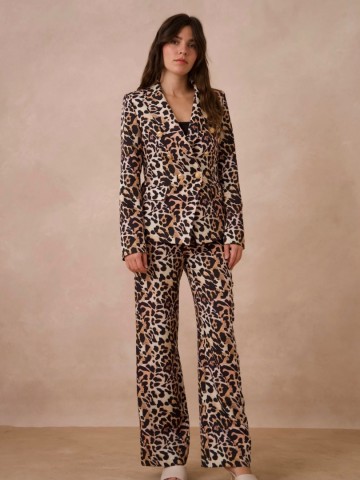 ATTENTIF PANTALON LEOPARD
