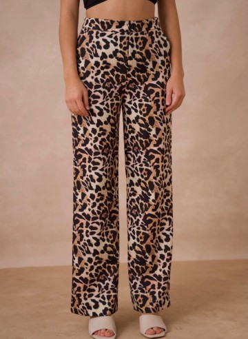 ATTENTIF PANTALON LEOPARD