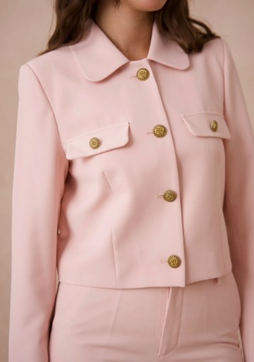 ATTENTIF BLAZER POCKET PINK