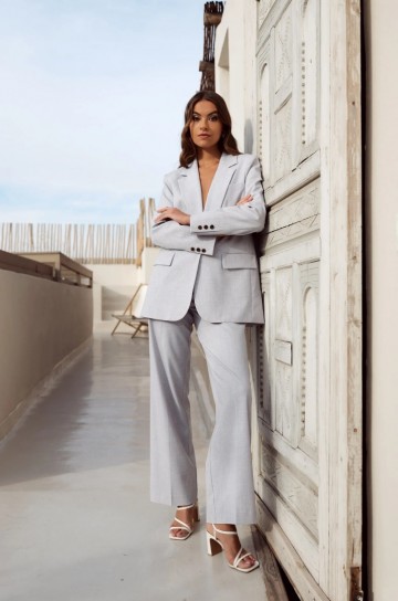 ATTENTIF BLAZER SUMMER GREY