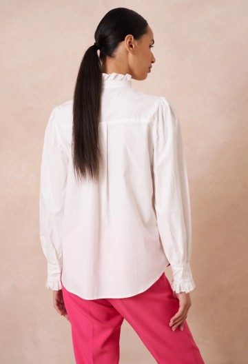 ATTENTIF BLOUSE WHITE