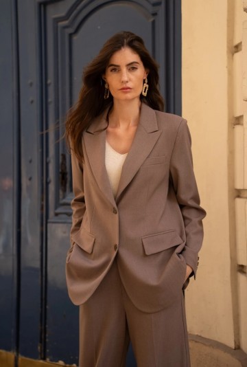 ATTENTIF BLAZER CAMEL