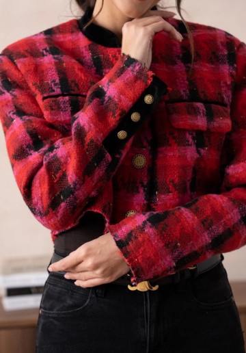 ATTENTIF BLAZER SHORT PINK