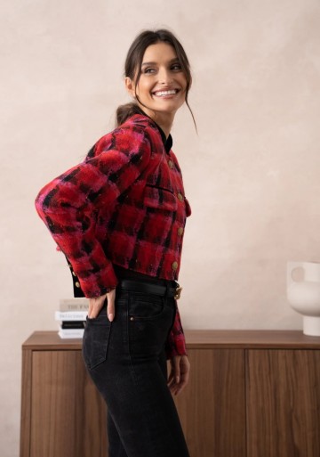 ATTENTIF BLAZER SHORT PINK