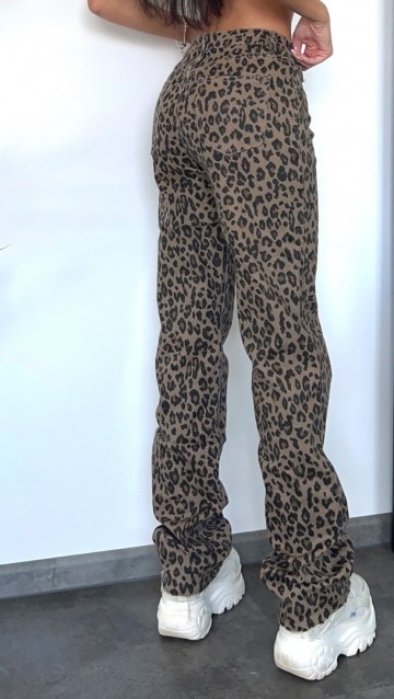 REDIAL JEANS TALL LEOPART